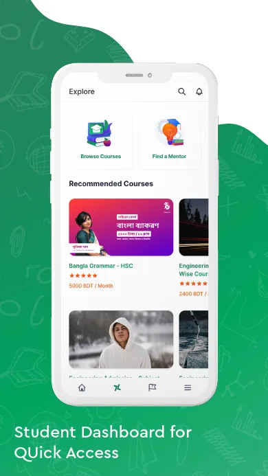 Google Play screenshot of the Sohopathi Android app: explore and recommended courses.